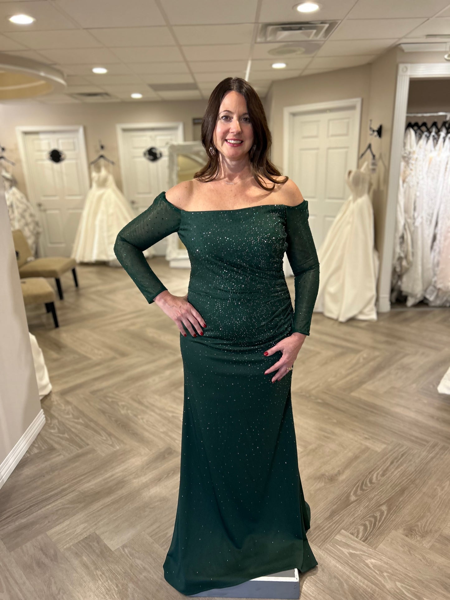 Morilee Style 72729 in Emerald