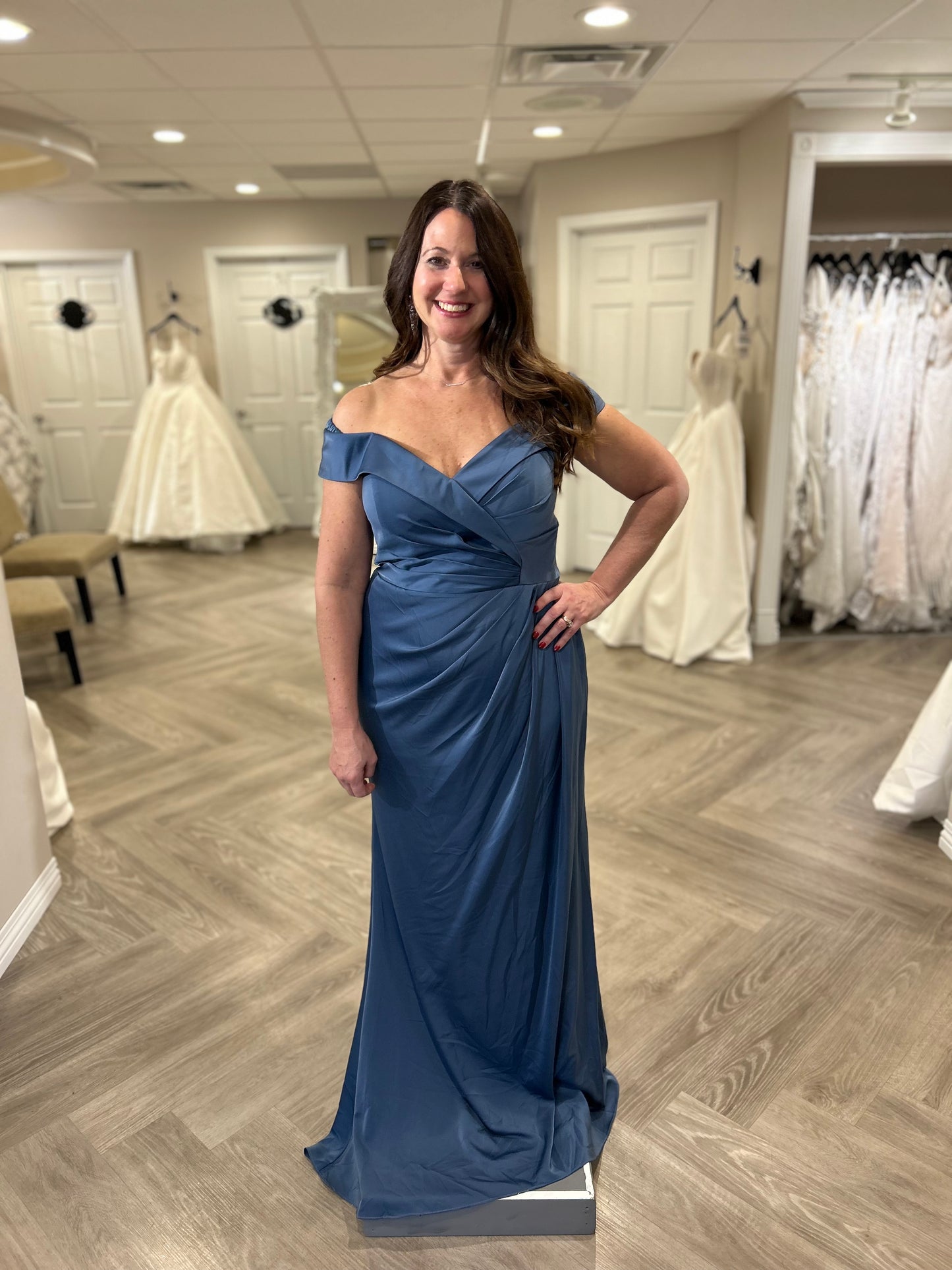 Alyce Paris Style 27698 in Dark French Blue