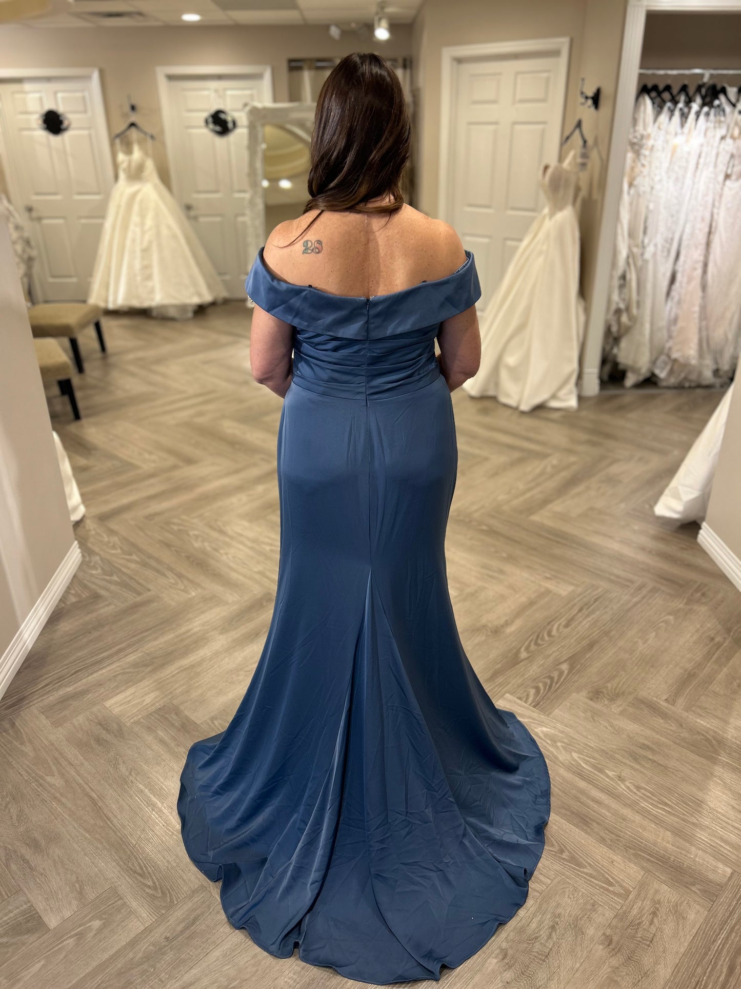 Alyce Paris Style 27698 in Dark French Blue