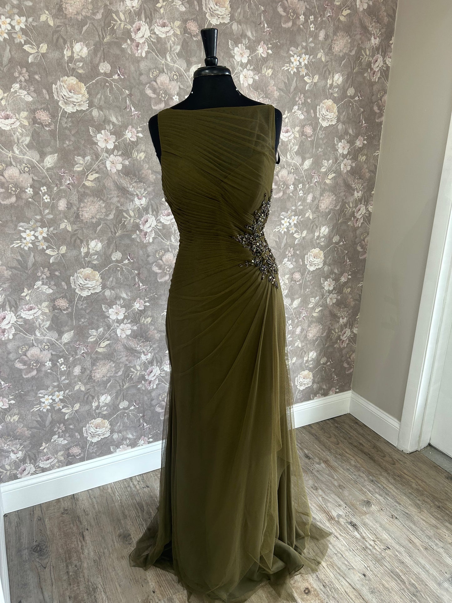 Montage by Mon Cheri Style 215819 in Olive