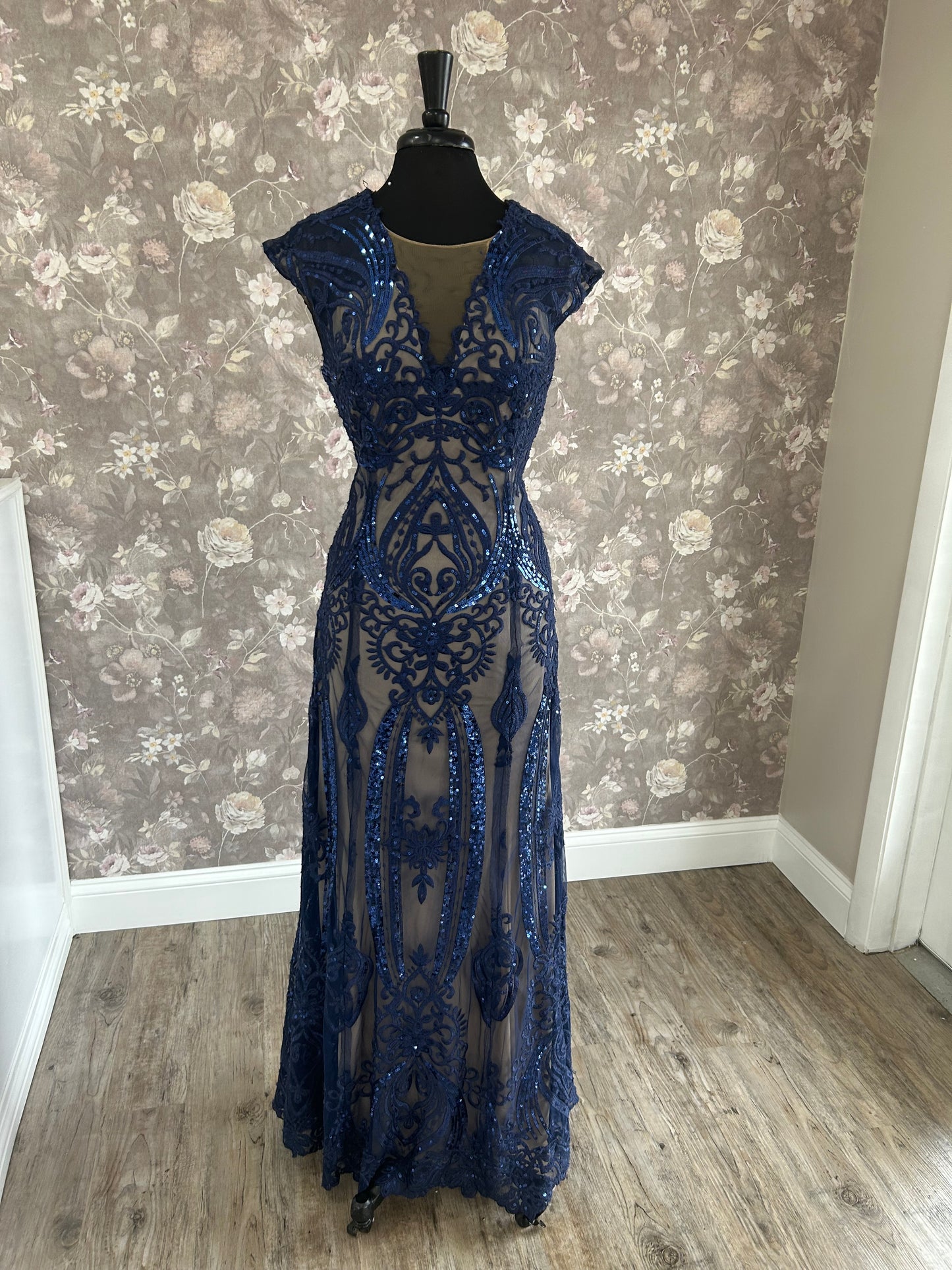 Jasmine Jade K188001 in Navy/Latte