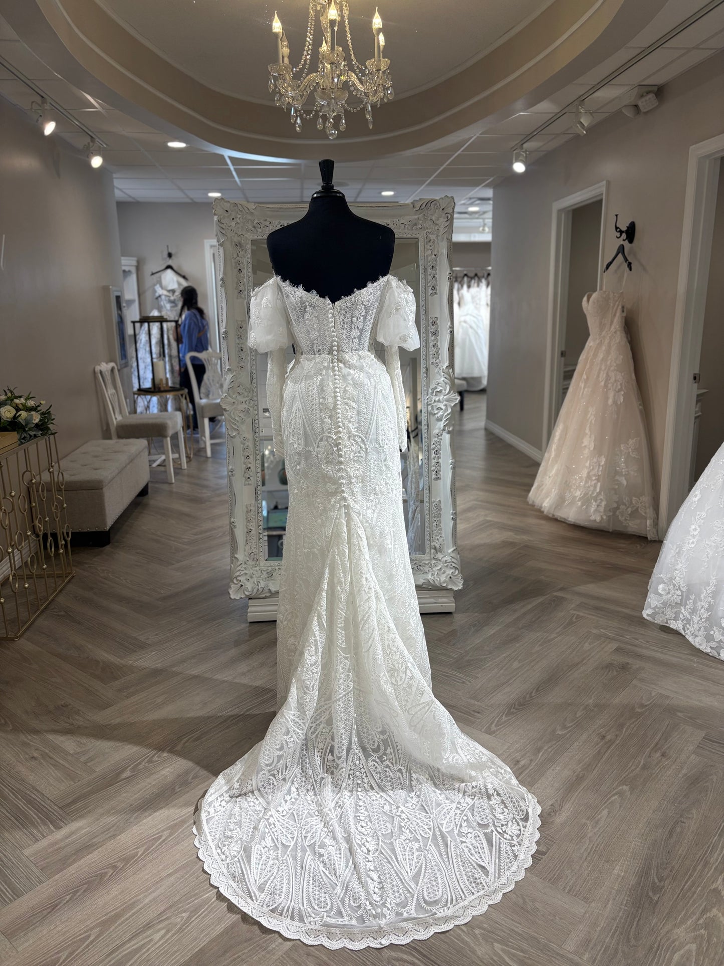 LP2320 Brighton Calla La Perle Wedding Gown