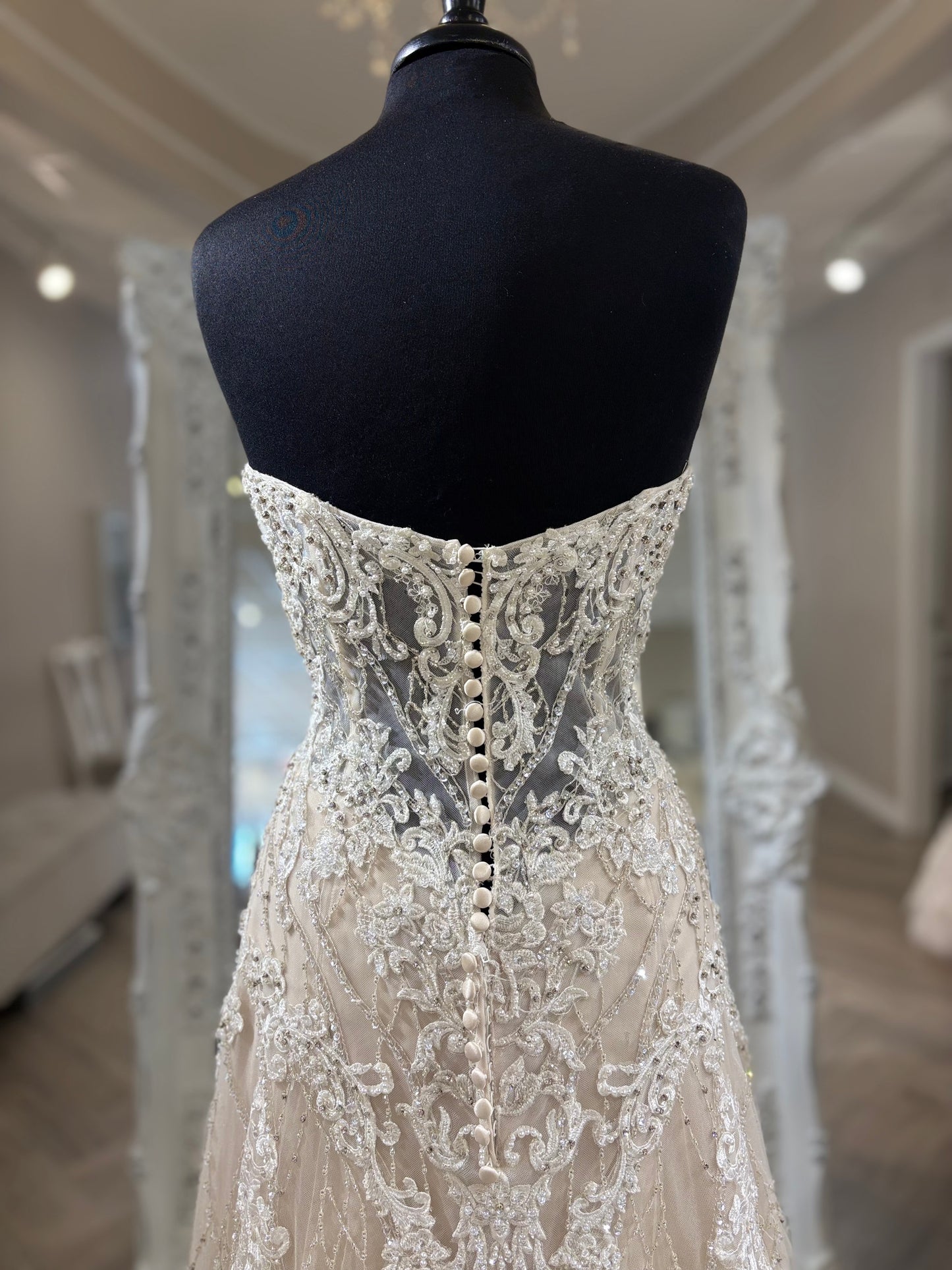 1760 Kenneth Winston Wedding Gown