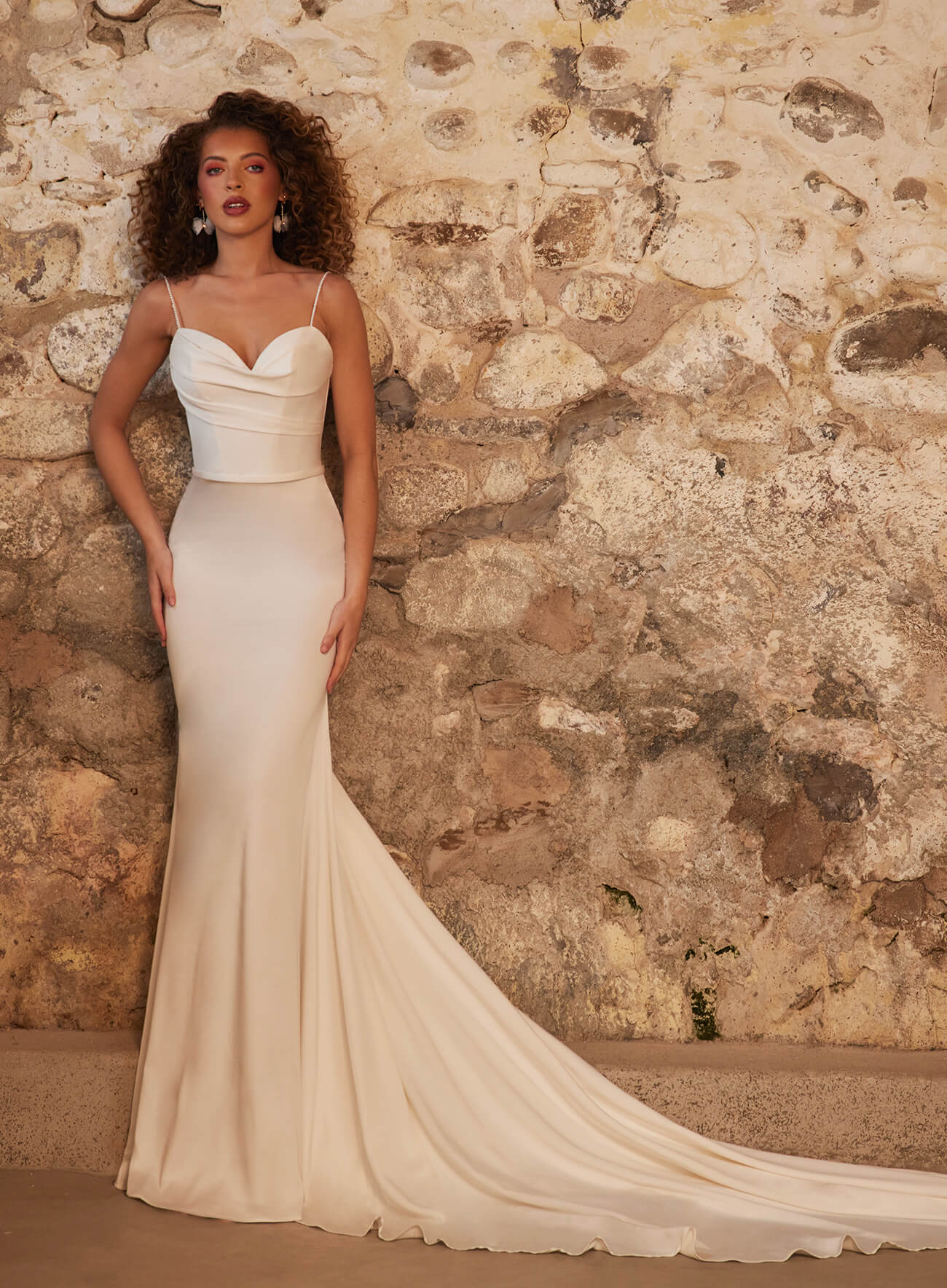 LP2232 Andrea Calla La Perle Wedding Gown