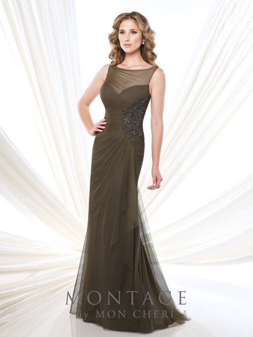 Montage by Mon Cheri Style 215819 in Olive