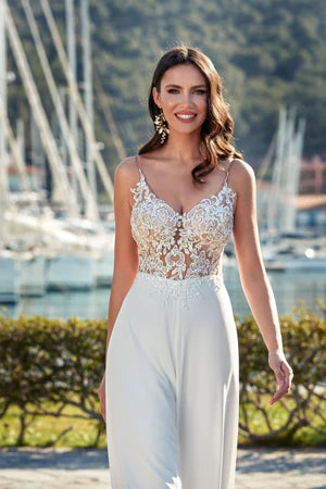 Alyce Paris Style 70017 Bridal Jumpsuit