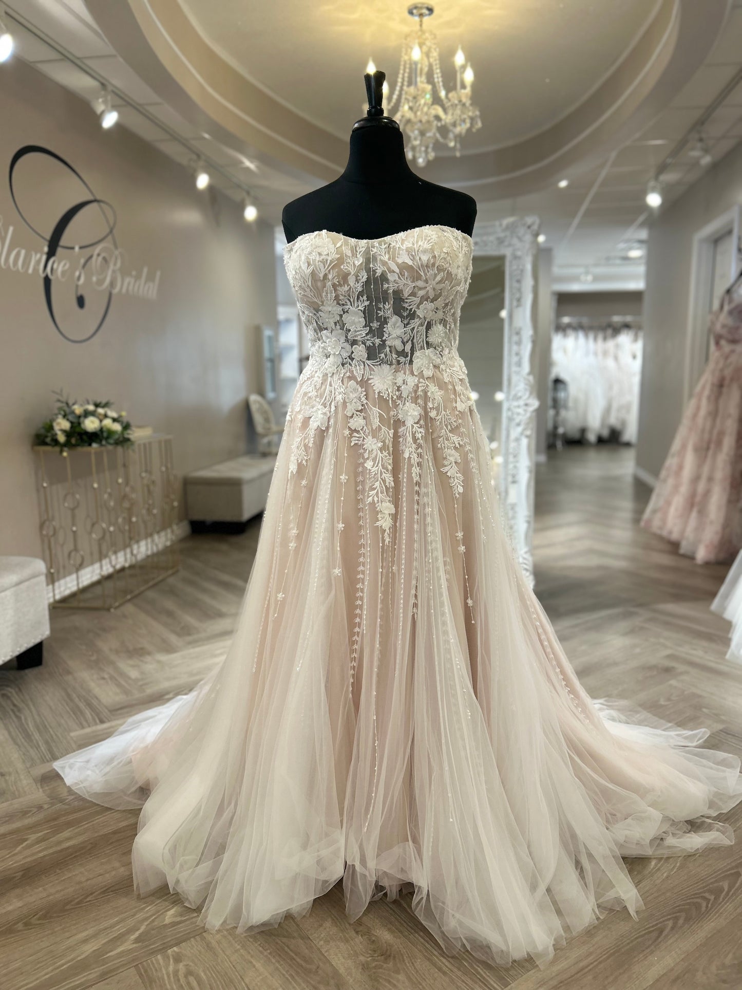 Casablanca 2496 Petal Wedding Gown