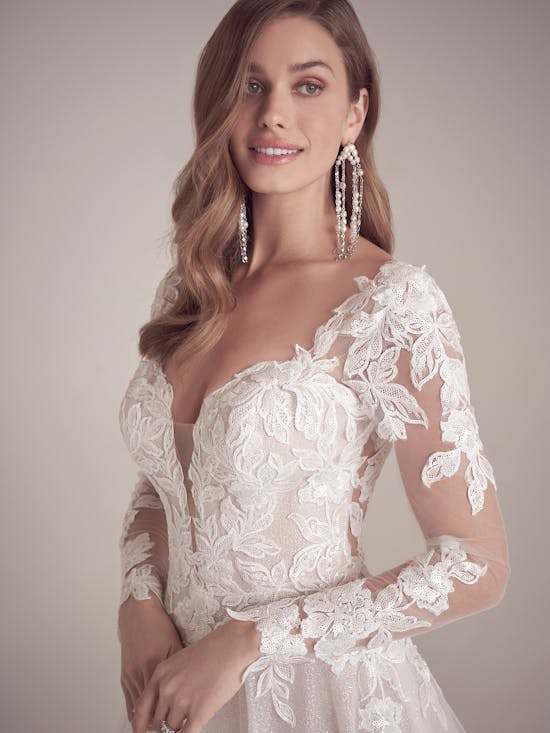 Maggie Sottero Britney 22MC932A02 (Organza Skirt) Wedding Gown