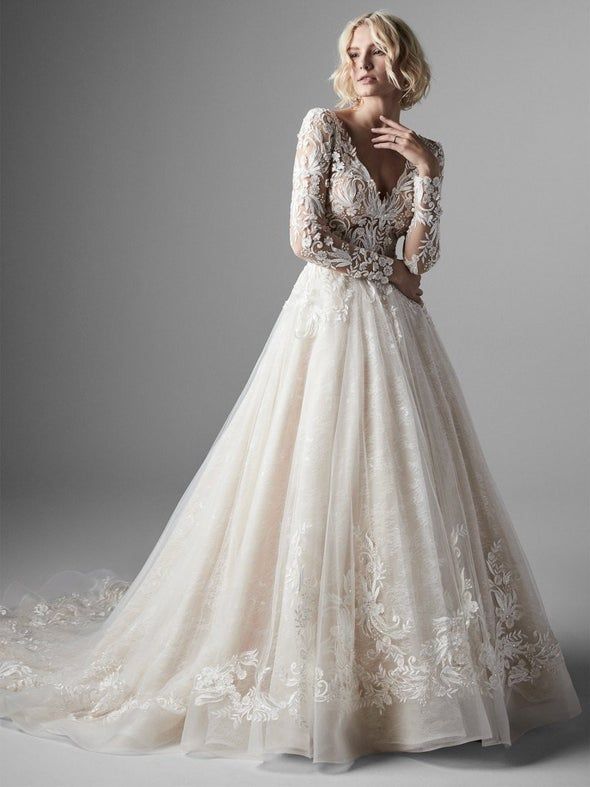 Maggie Sottero Zander 9SC076 (Chantilly Lace) Wedding Gown