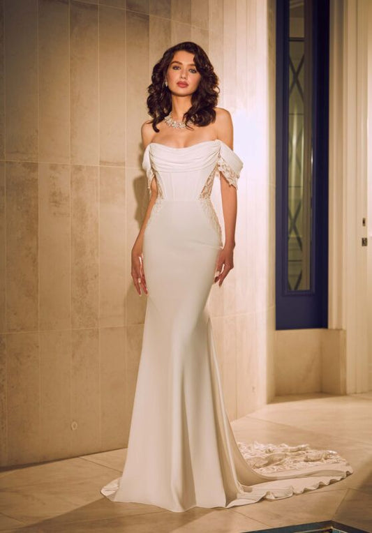 Morilee Tamara Style 15072 with Off Shoulder Sleeves