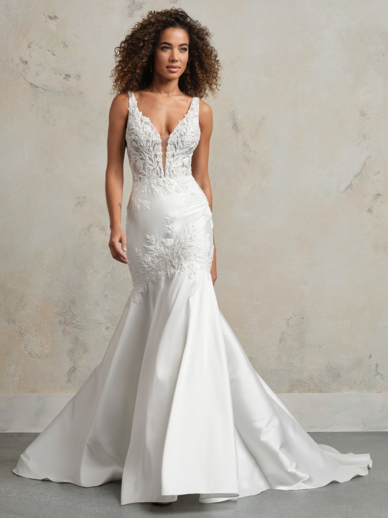 Maggie Rebecca Ingram Andrea 24RN816B01 (Lined Bodice) Wedding Gown