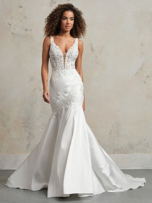 Maggie Rebecca Ingram Andrea 24RN816B01 (Lined Bodice) Wedding Gown