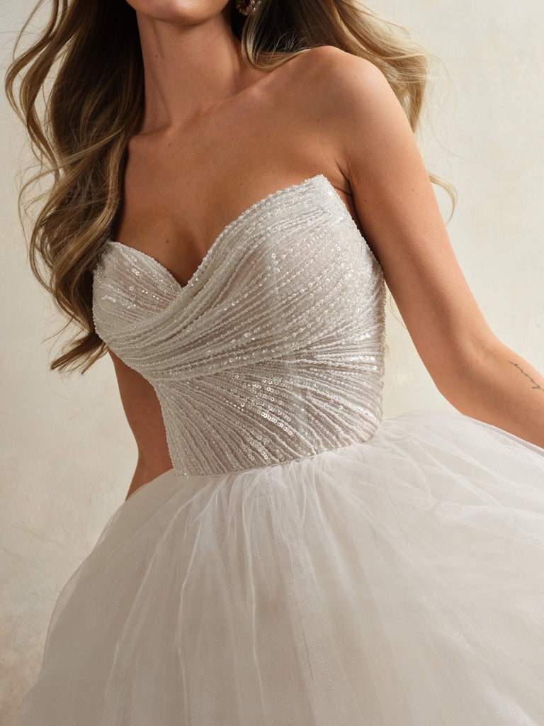 Maggie Sottero Brogan 24MZ799A01 (Glitter Tulle) Wedding Gown