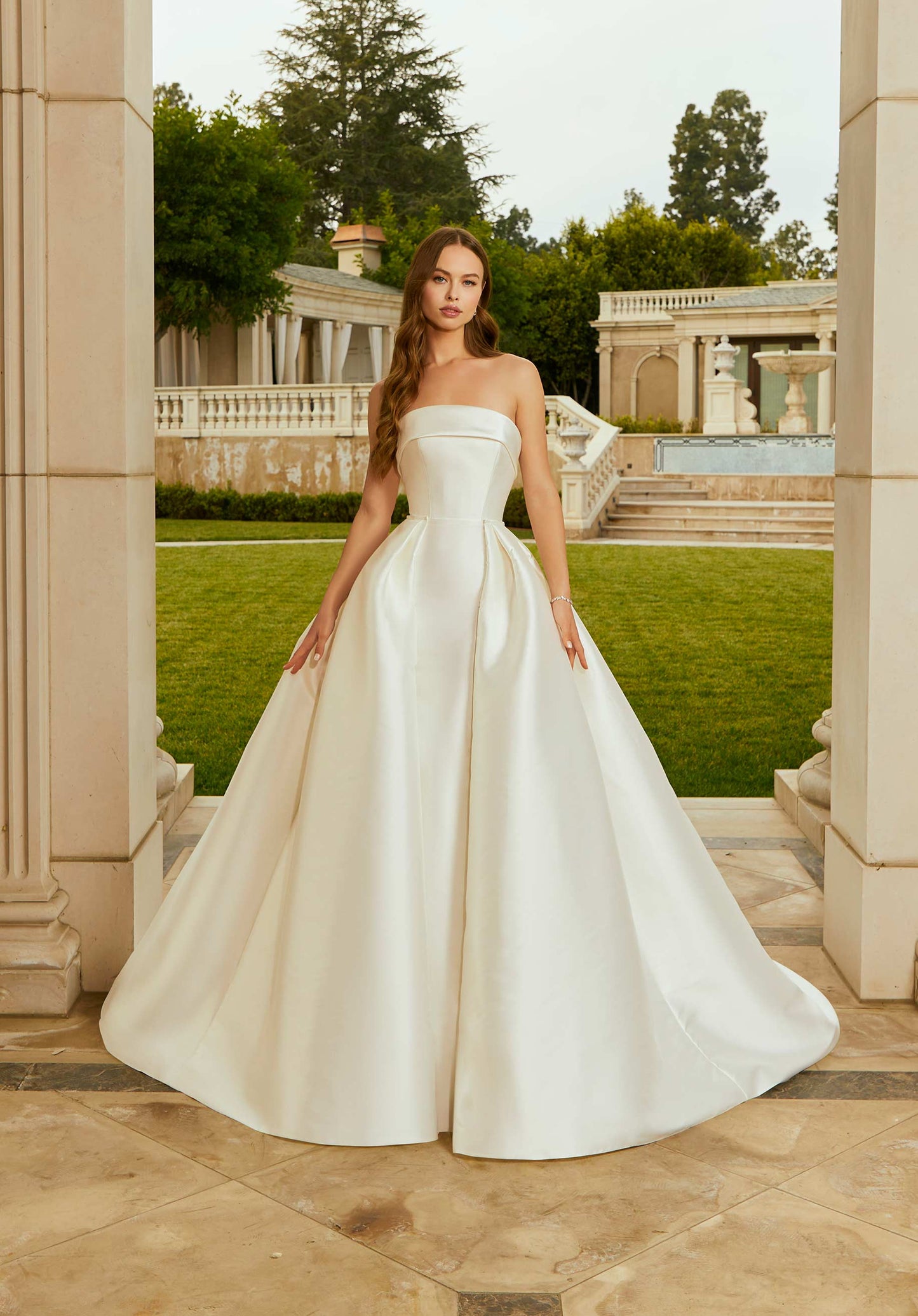 Morilee Rhonda Style 2656 with Detachable Full OverSkirt