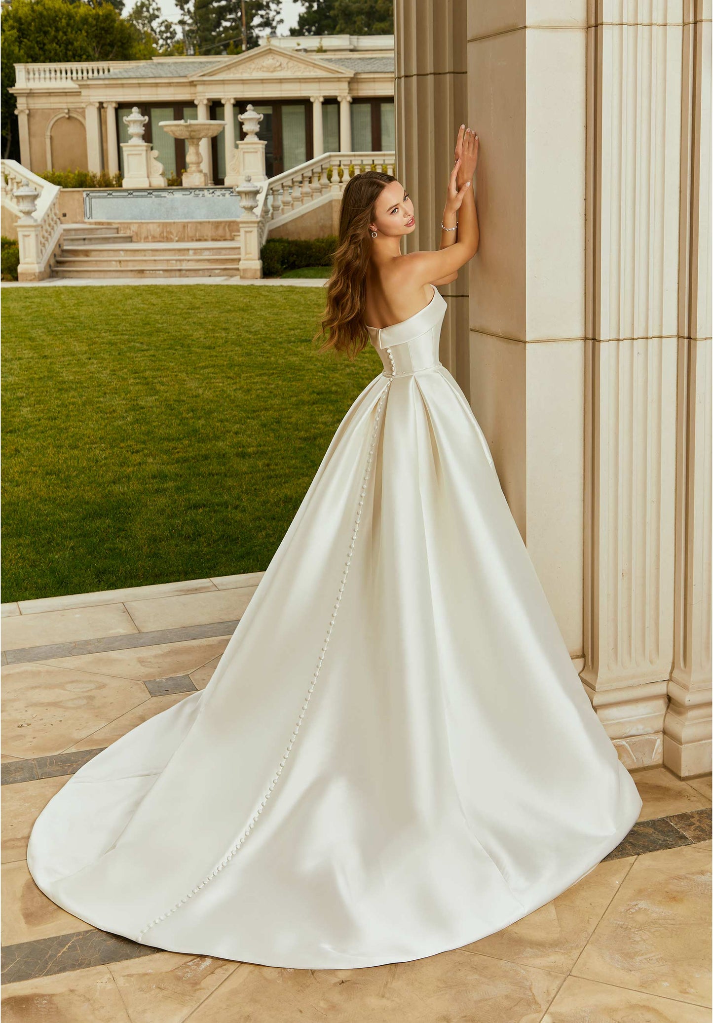 Morilee Rhonda Style 2656 with Detachable Full OverSkirt