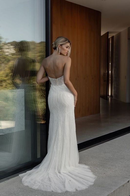 La Premiere Ines LPCTH23209 Wedding Gown