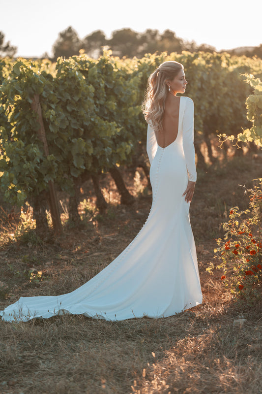 Allure Bridals A1313LS (Long Sleeve) Wedding Gown